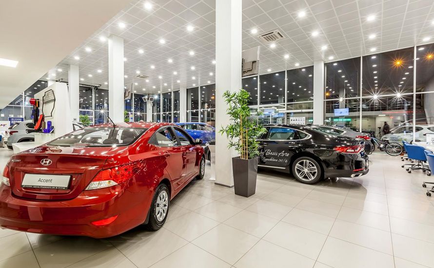 HYUNDAI Automotive showroom