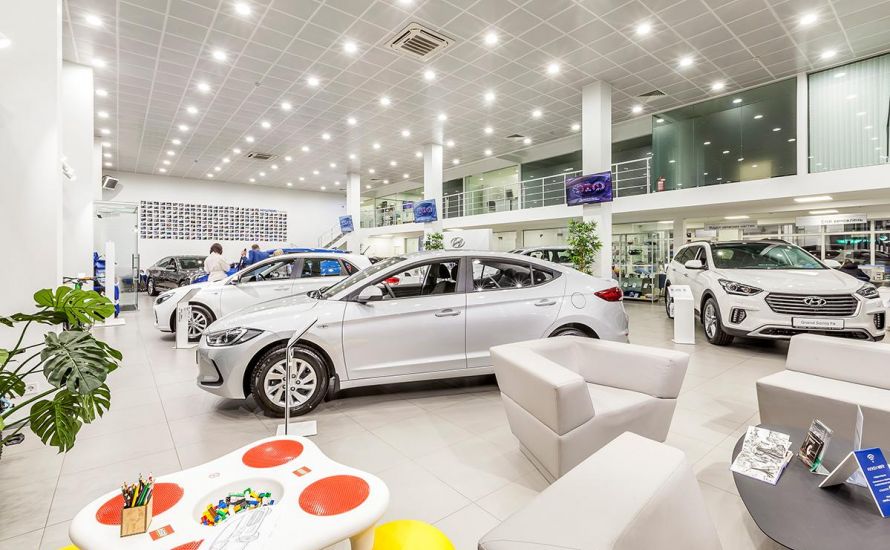 HYUNDAI Automotive showroom