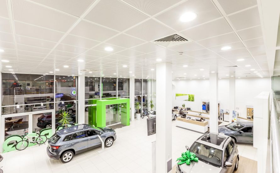 SKODA Automotive showroom