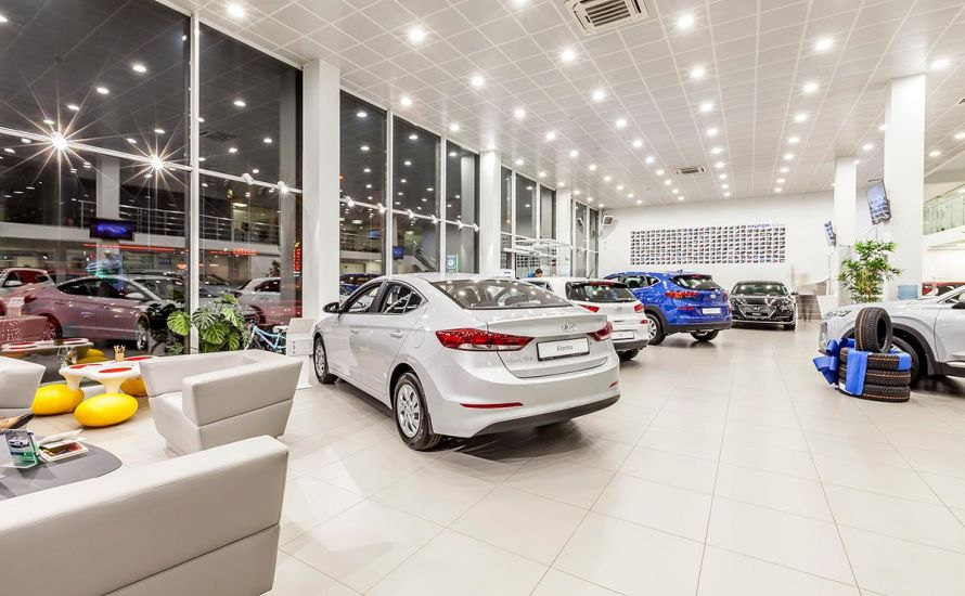 HYUNDAI Automotive showroom