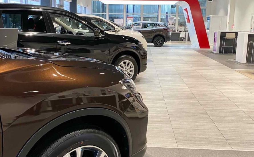 NISSAN Automotive showroom